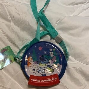 Bioworld stitch snow globe crossbody bag (NWT)